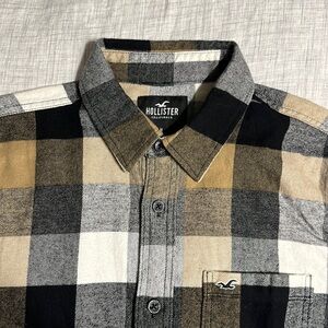 NWT - Hollister mens flannel button down shirt